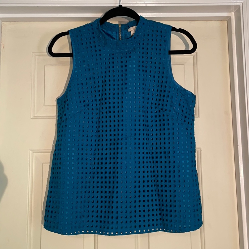 JCrew Eyelet Blouse